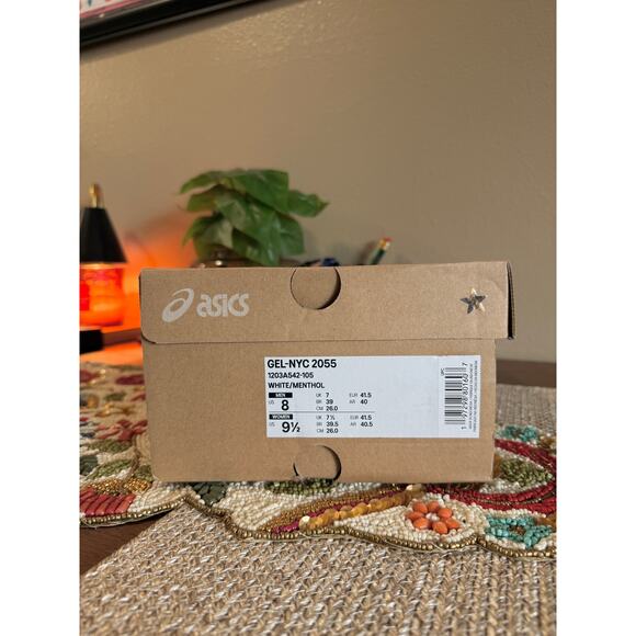 Asics Gel NYC-2055 White / Menthol Green GT 2160 Hidden Loden Cloud 1203A542 105 - Picture 9 of 9